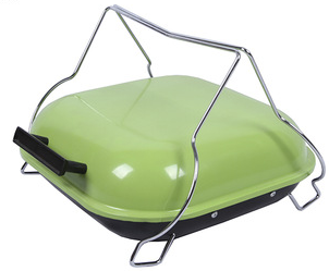 14 inch camping equipment portable hamburger grill outdoor folding barbecue grill for sale 