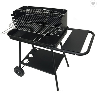 BBQ Party Outdoor Camping Garden Stainless Steel Deluxe Charcoal BBQ Grill 