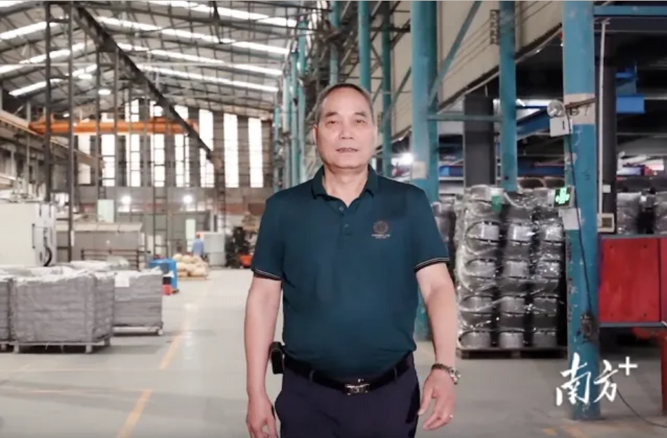 Hu Shimin, chairman of Foshan City Nanhai Shengtong Hardware Industry Co., Ltd.
